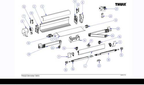 5003 Diagram thule omnistor 5003 spare parts