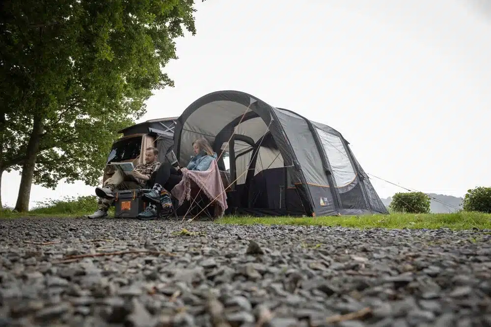 From Car to Campsite: Combining a Thule Roof Box with Drive-Away Awnings 2 The Vango Cover Air Low Iii