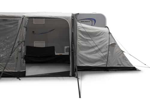 Vango tall annexe Elements Shield for Balletto|Tall annexe in use|Tall annexe lifestyle|Tall annexe floorplan