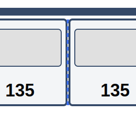 2 equal panels (135+135)